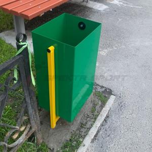 Купить Урна для мусора прямоугольная 370х250х650 мм в Балашихе 