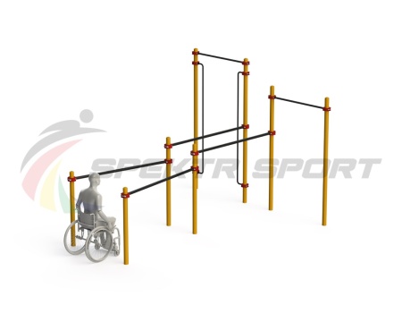 Купить Спортивный комплекс для инвалидов-колясочников WRK-D19_76mm в Балашихе 