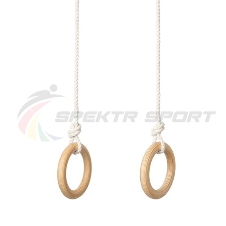 Купить Кольца гимнастические деревянные (фанера 18 мм, покрытие: эмаль, лак или пропитка) в Балашихе 