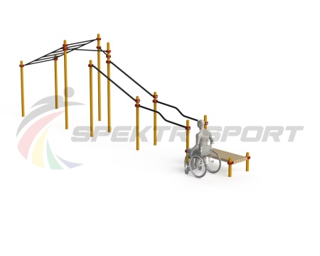 Купить Спортивный комплекс для инвалидов-колясочников WRK-D22_76mm в Балашихе 