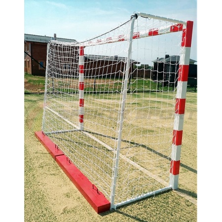 Купить Ворота мини-футбольные без сетки 2х3х1 м. (добровольный серт.) с накидным противовесом 50 кг в Балашихе 