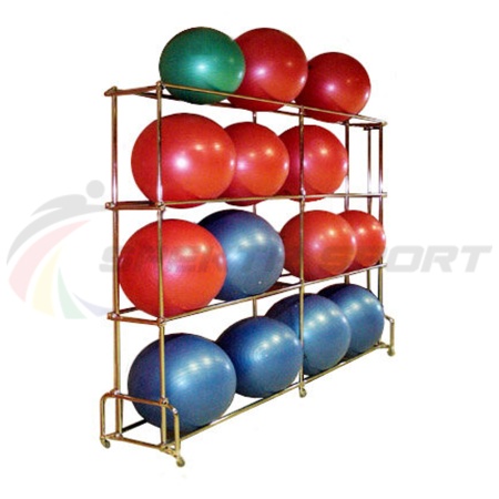 Купить Стеллаж для гимнастических мячей 16 шт в Балашихе 