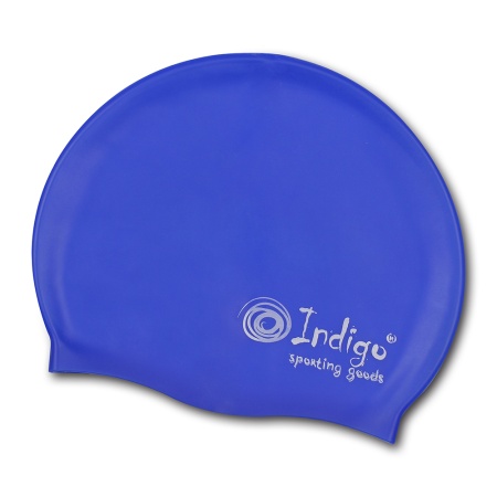 Купить Шапочка для плавания силиконовая Indigo однотонная  в Балашихе 