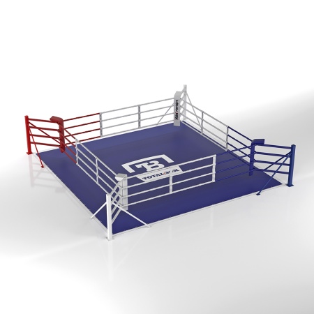Купить Ринг боксерский напольный Totalbox на упорах 5х5м в Балашихе 
