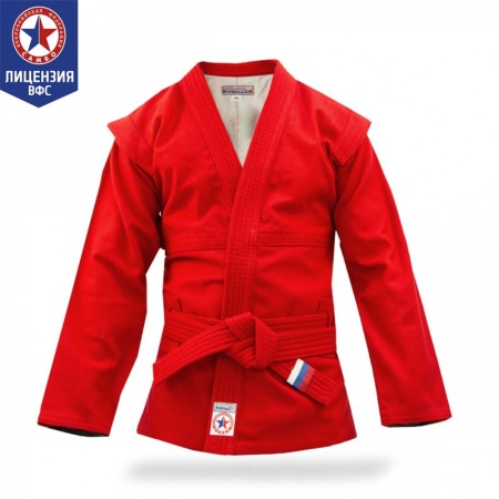 Купить Куртка для самбо "Атака" ВФС (подкладка, пояс)  р 36-48 в Балашихе 