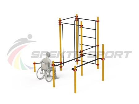 Купить Спортивный комплекс для инвалидов-колясочников WRK-D18_76mm в Балашихе 